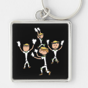 Morris Dancing Key Ring