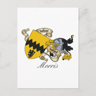 Morris Family Crest Postcard