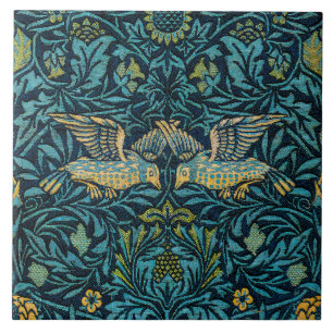 Morris - Flying Birds Floral Pattern Splicing Tile