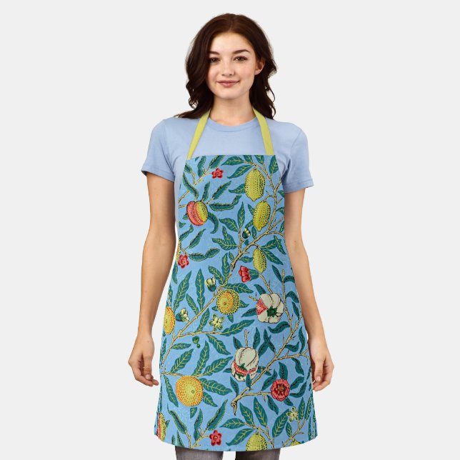 Morris - Four Fruits, popular pattern, Apron (Worn)