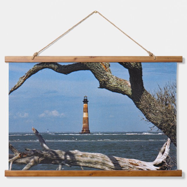Morris Island Lighthouse Hanging Tapestry (Front)