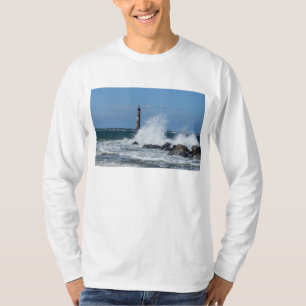 Morris Island Lighthouse Splash T-Shirt