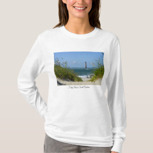 Morris Island Lighthouse Walkway Long Sleeve T-Shi T-Shirt