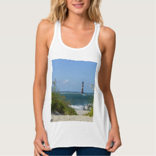 Morris Island Lighthouse Walkway Tank Top