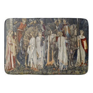 Morris Knights of the Grail: Arming for Battle Bath Mat