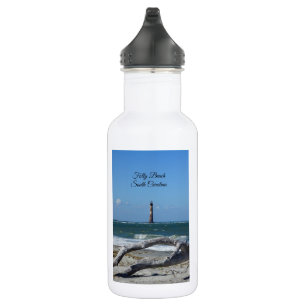 Morris Lighthouse And Tree Remains Water Bottle