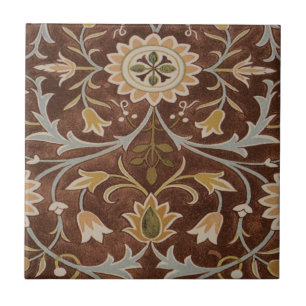 Morris Little Flower Art Nouveau Detail Tile