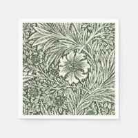 Morris Marigold Vintage 1875 Green Floral Flower