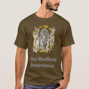 Morris Men Have Bells Medieval Art Ancient Text T-Shirt
