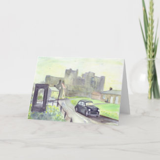 Morris Minor birthday card