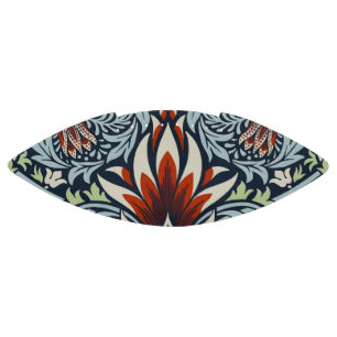 Morris Navy Blue Snakeshead Floral Wallpaper Football