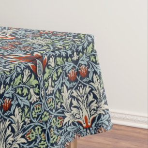 Morris Navy Blue Snakeshead Floral Wallpaper Tablecloth