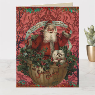 Morris Santa Claus Holiday Card