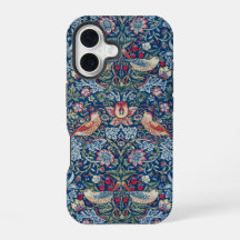 Morris Strawberry Thief Classic Indigo Blue Fine