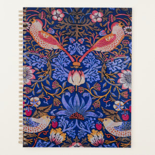 Morris Strawberry Thief Lavender Purple Rose Art Planner
