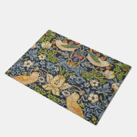 Morris Strawberry Thief Navy Blue Vintage Fine Art