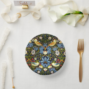 Morris - Strawberry Thief Paper Plate