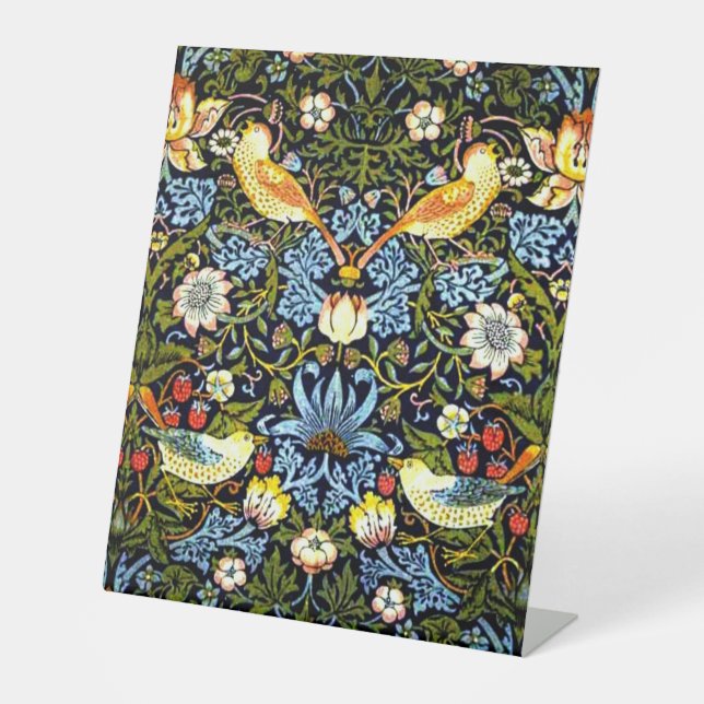 Morris - Strawberry Thief, Pedestal Sign (Front)