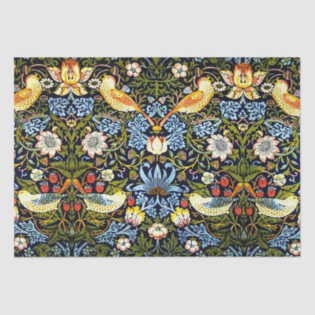 Morris - Strawberry Thief Tissue Paper (Front)