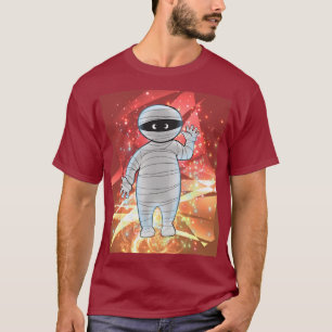 Morris the Mummy on Red  T-Shirt
