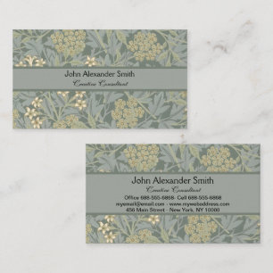 Morris Vine & Jasmine Garden Flower Classic Business Card