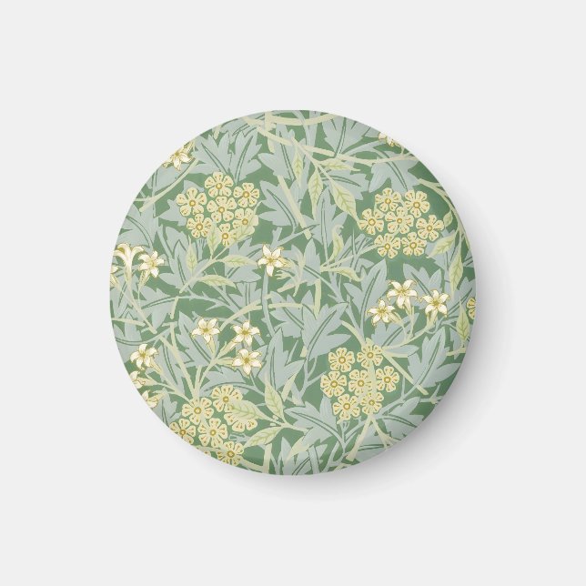 Morris Vine & Jasmine Garden Flower Classic Magnet (Front)