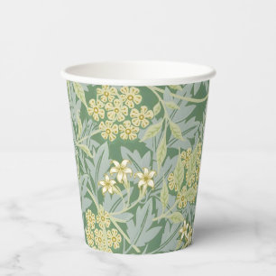 Morris Vine & Jasmine Garden Flower Classic Paper Cups