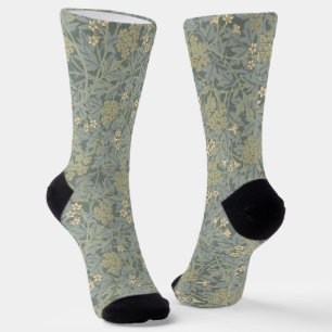 Morris Vine & Jasmine Garden Flower Classic Socks