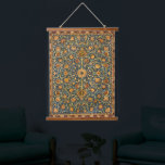 Morris  Vintage Holland Park carpet Pattern Hanging Tapestry<br><div class="desc">This is a digitally enhanced version. The "Holland Park Carpet" is a stunning example of William Morris's craftsmanship and his deep appreciation for natural forms. The design is inspired by the lush floral motifs found in the natural world, incorporating a rich blend of ornamental and geometric patterns. The carpet features...</div>