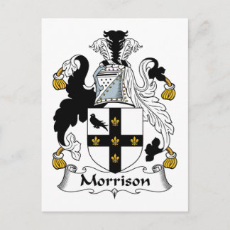 Morrison Family Crest Postcard