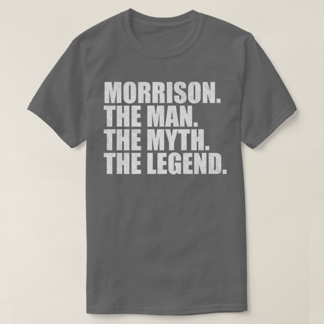 MorrisonMorrison Family name Morrison last Name Mo T-Shirt (Design Front)