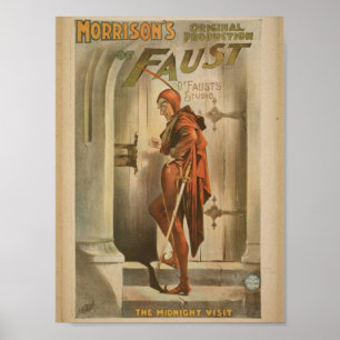 Morrison's of Faust, 'The Midnight Visit' Vintage Poster