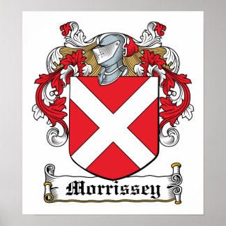 Morrissey Family Crest Poster