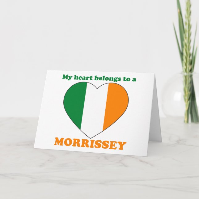 Morrissey Holiday Card (Front)