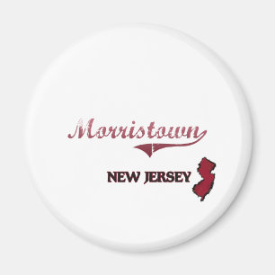 Morristown New Jersey City Classic Magnet