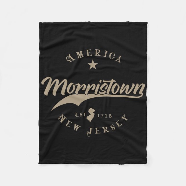 Morristown New Jersey  Fleece Blanket (Front)
