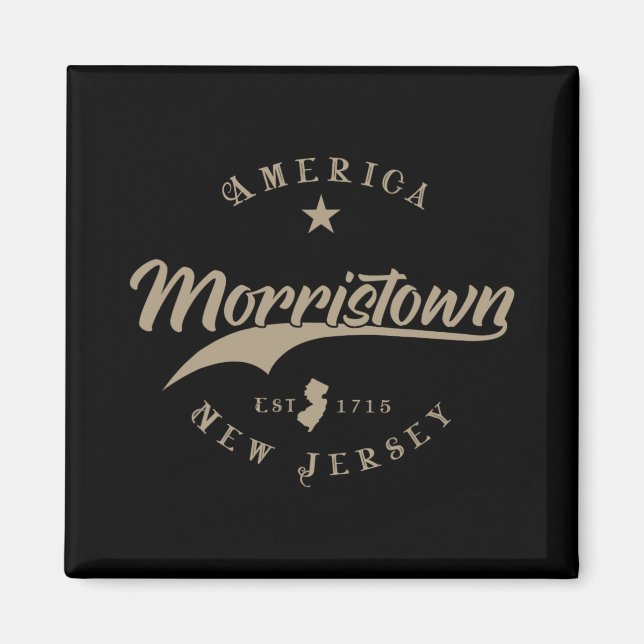 Morristown New Jersey  Magnet (Front)