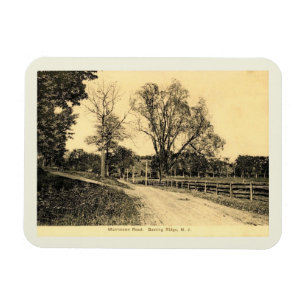 Morristown Rd., Basking Ridge, New Jersey Vintage Magnet