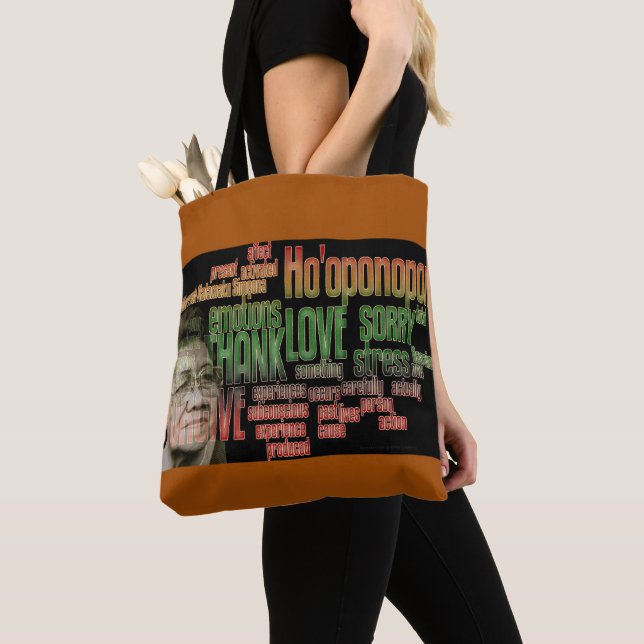 Morrnah Quote Tote Bag (Close Up)