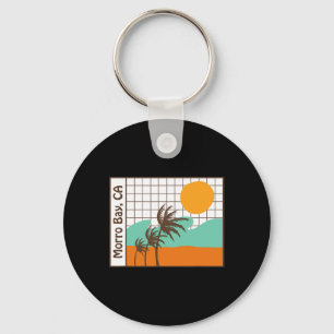 Morro Bay California Beach Key Ring