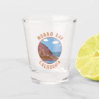 Morro Bay California Retro Distressed Circle