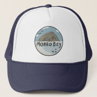 Morro Bay Central California Illustration Beach