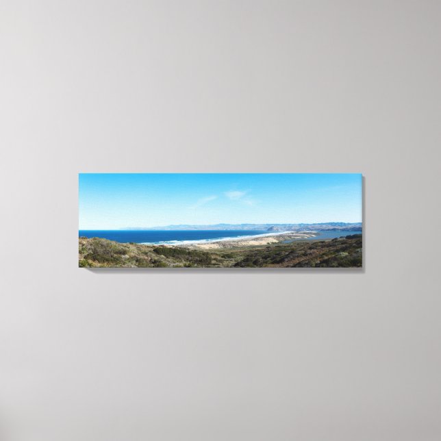 Morro Bay from Montana de Oro Canvas (Front)