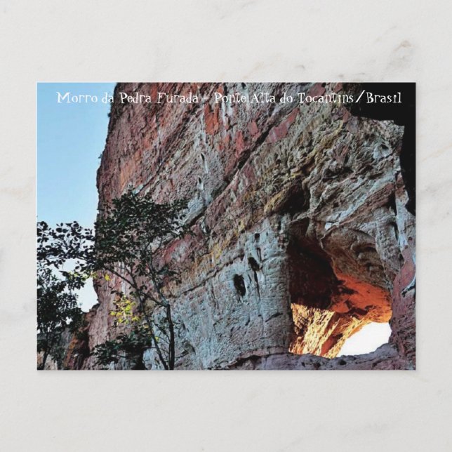 Morro da Pedra Furada Postcard (Front)