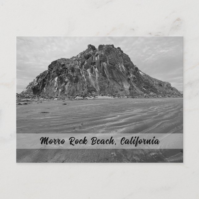 Morro Rock Beach, Morro Bay, California Postcard (Front)