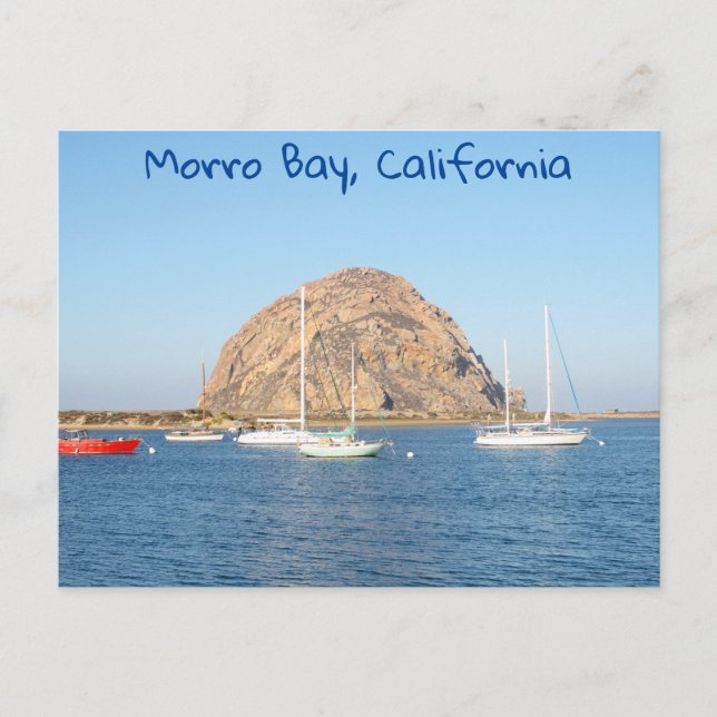 Morro Rock, California Postcard (Front)