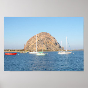 Morro Rock, California Poster