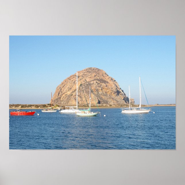 Morro Rock, California Poster (Front)