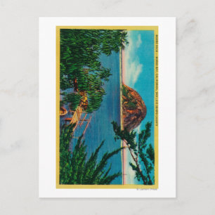 Morro Rock in San Luis Obispo County Postcard