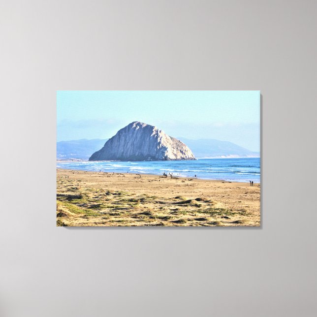 Morro Rock, Morro Bay, California Canvas Print (Front)